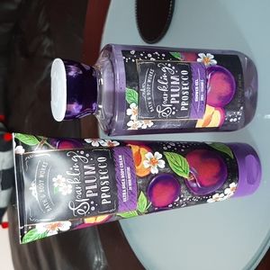 Sparkling plum prosecco